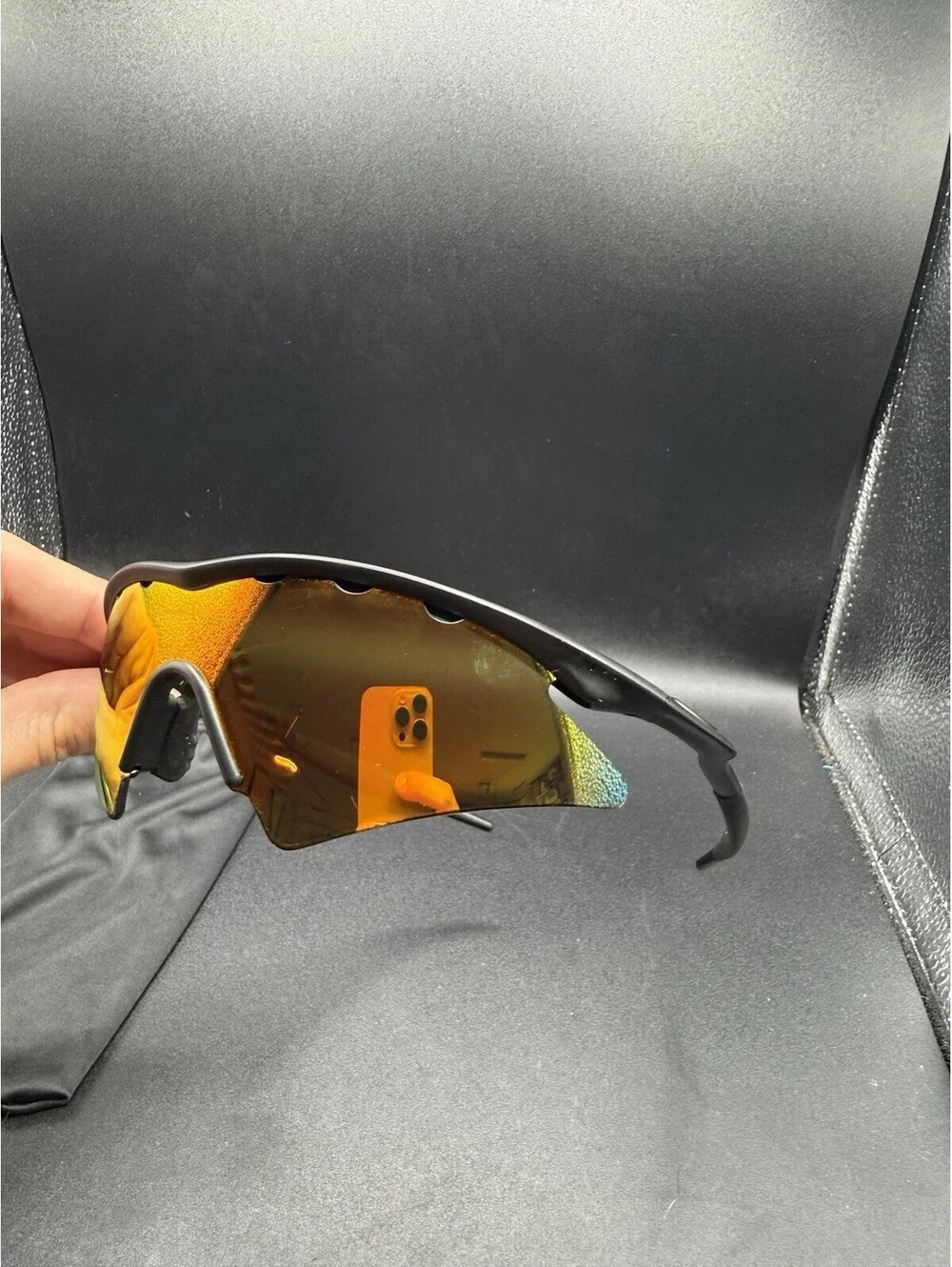 Oakley New M Frame Matte Black/Vented Fire Sweep Lenses